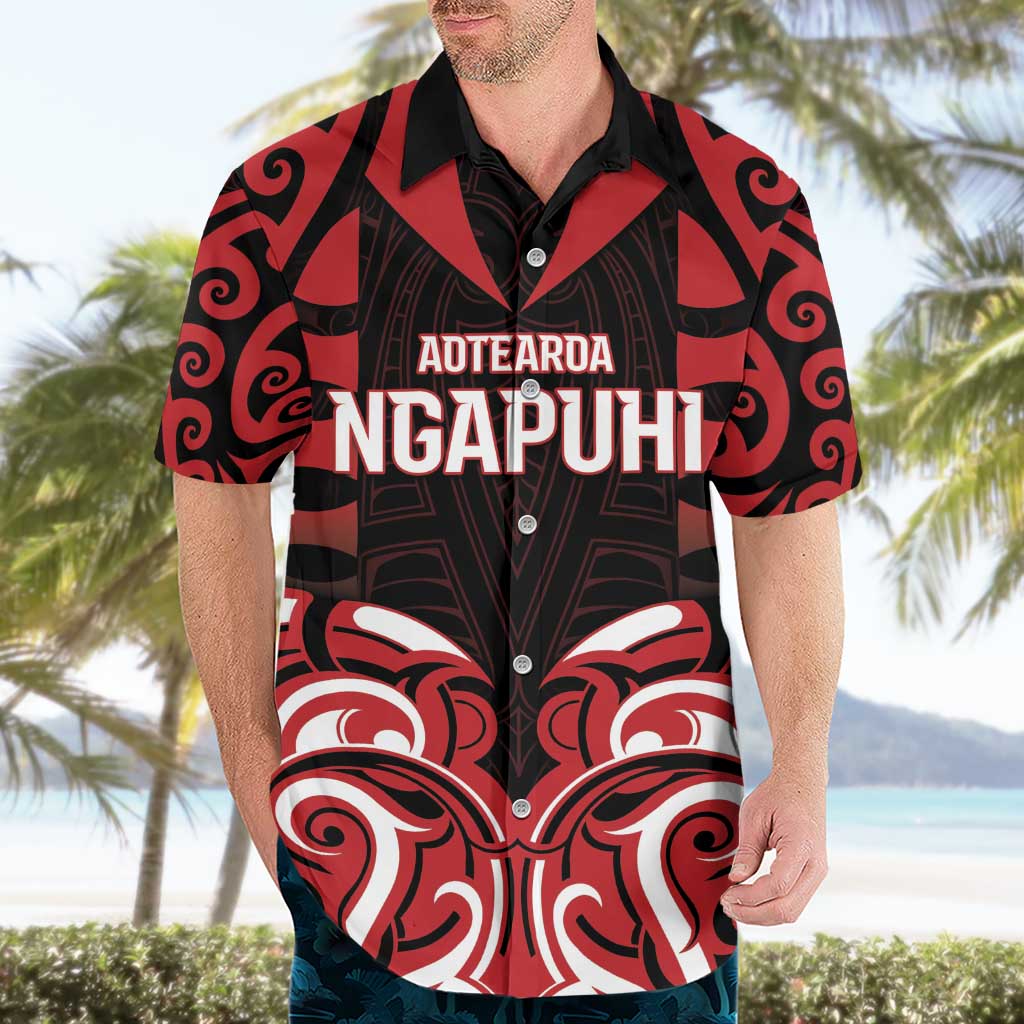 Custom Aotearoa Ngapuhi Hawaiian Shirt Maori Pattern New Zealand DT05 - Polynesian Pride