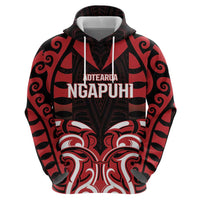 Custom Aotearoa Ngapuhi Hoodie Maori Pattern New Zealand - Polynesian Pride