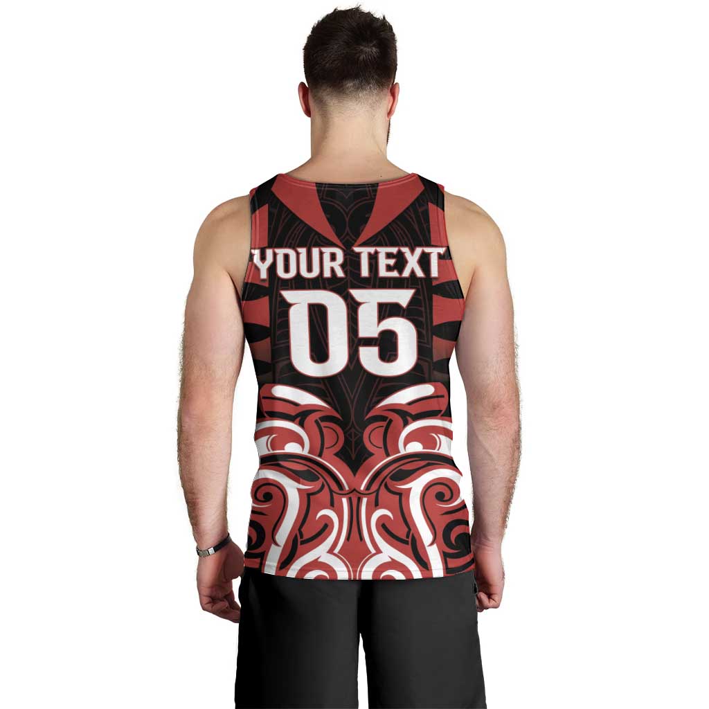 Custom Aotearoa Ngapuhi Men Tank Top Maori Pattern New Zealand DT05 - Polynesian Pride