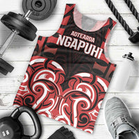 Custom Aotearoa Ngapuhi Men Tank Top Maori Pattern New Zealand DT05 - Polynesian Pride