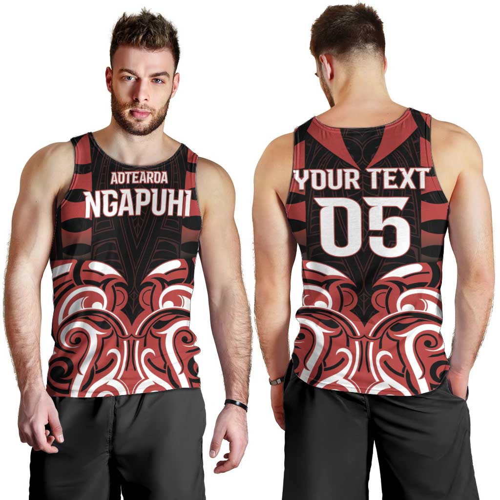 Custom Aotearoa Ngapuhi Men Tank Top Maori Pattern New Zealand DT05 - Polynesian Pride