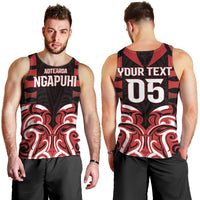 Custom Aotearoa Ngapuhi Men Tank Top Maori Pattern New Zealand DT05 - Polynesian Pride
