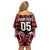 Custom Aotearoa Ngapuhi Off Shoulder Short Dress Maori Pattern New Zealand - Polynesian Pride