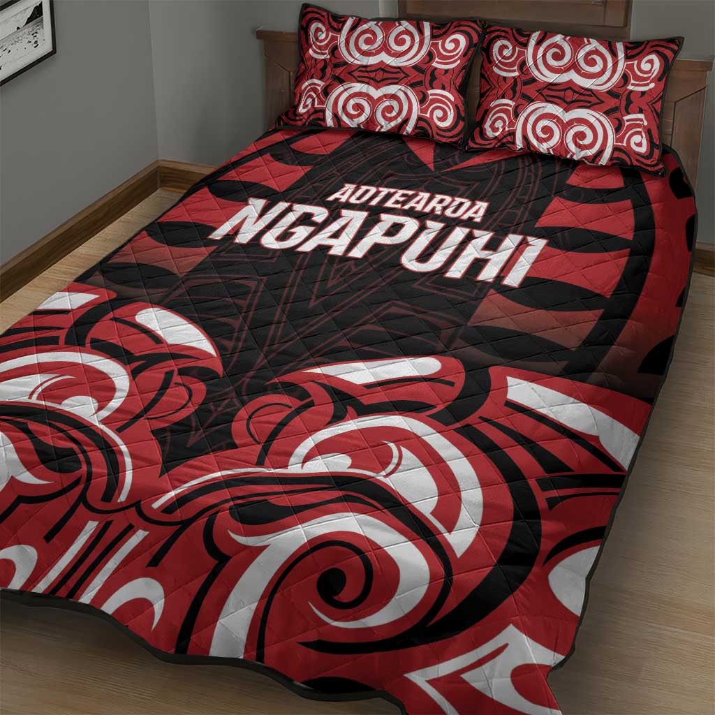 Aotearoa Ngapuhi Quilt Bed Set Maori Pattern New Zealand - Polynesian Pride