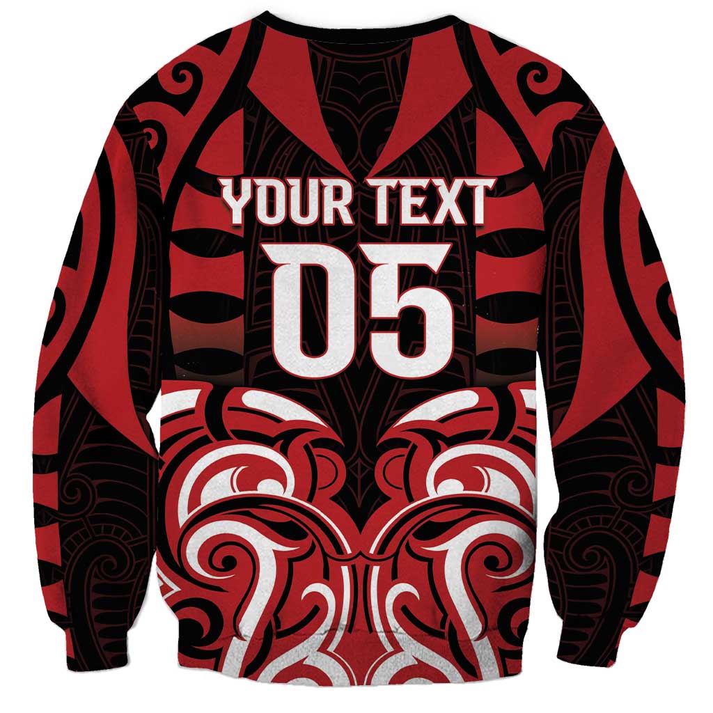 Custom Aotearoa Ngapuhi Sweatshirt Maori Pattern New Zealand DT05 - Polynesian Pride