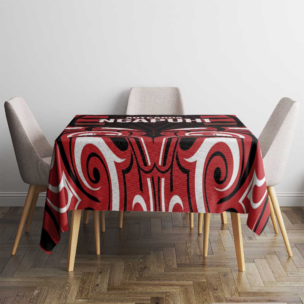 Aotearoa Ngapuhi Tablecloth Maori Pattern New Zealand DT05 - Polynesian Pride