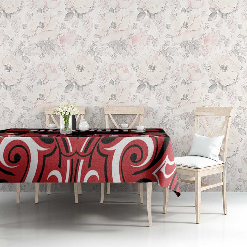 Aotearoa Ngapuhi Tablecloth Maori Pattern New Zealand DT05 - Polynesian Pride