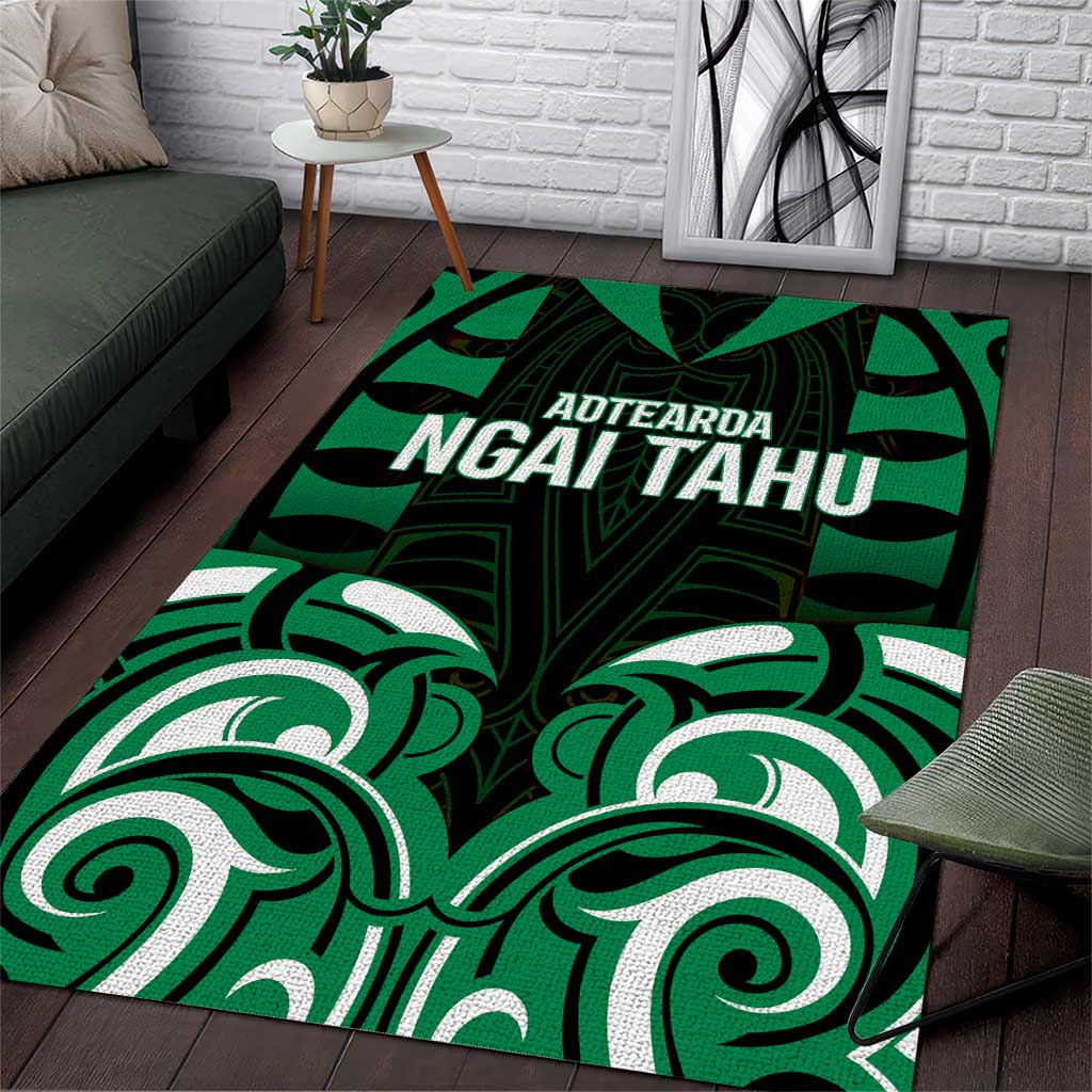 Aotearoa Ngai Tahu Area Rug Maori Pattern New Zealand - Polynesian Pride