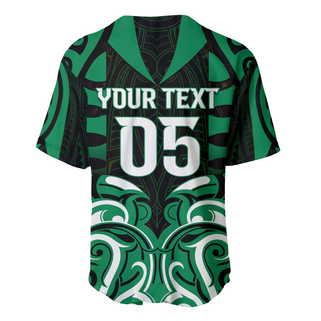 Custom Aotearoa Ngai Tahu Baseball Jersey Maori Pattern New Zealand - Polynesian Pride