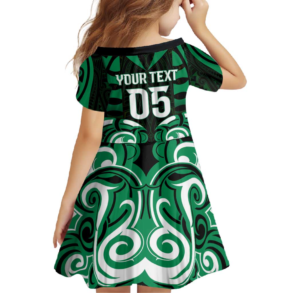 Custom Aotearoa Ngai Tahu Family Matching Long Sleeve Bodycon Dress and Hawaiian Shirt Maori Pattern New Zealand - Polynesian Pride