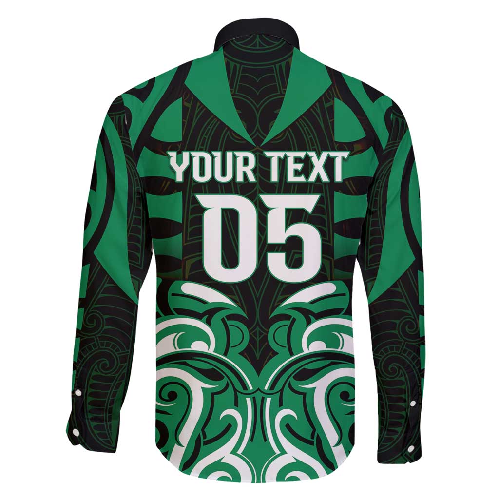 Custom Aotearoa Ngai Tahu Family Matching Long Sleeve Bodycon Dress and Hawaiian Shirt Maori Pattern New Zealand - Polynesian Pride