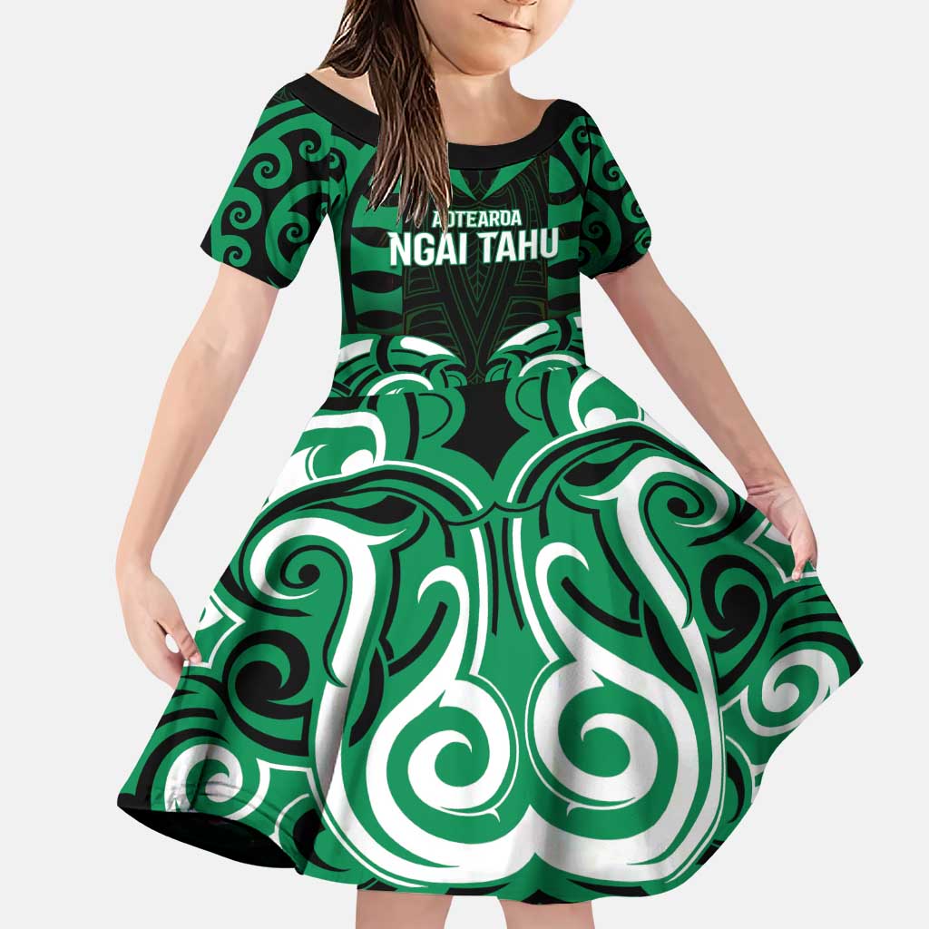 Custom Aotearoa Ngai Tahu Family Matching Puletasi and Hawaiian Shirt Maori Pattern New Zealand - Polynesian Pride