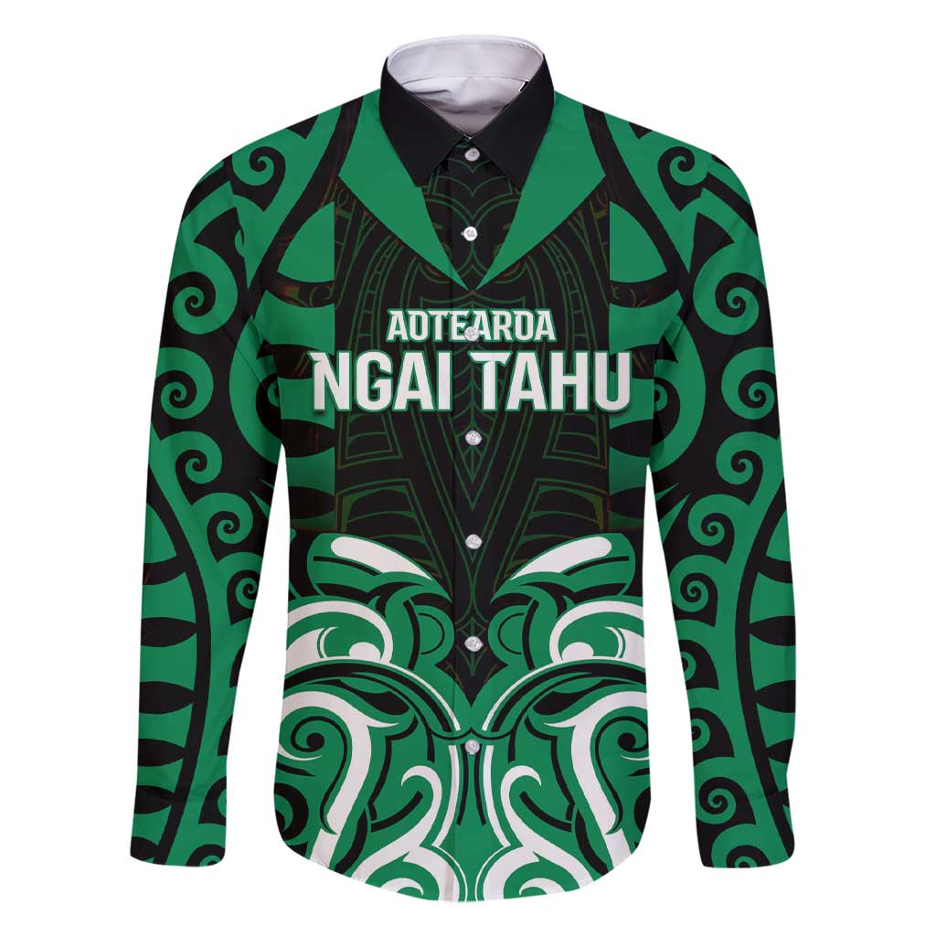 Custom Aotearoa Ngai Tahu Family Matching Short Sleeve Bodycon Dress and Hawaiian Shirt Maori Pattern New Zealand - Polynesian Pride