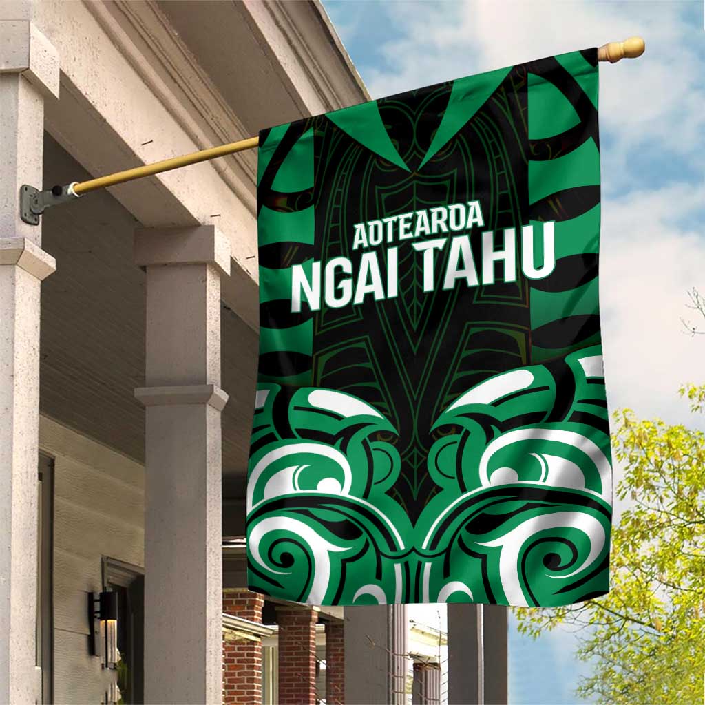 Aotearoa Ngai Tahu Garden Flag Maori Pattern New Zealand - Polynesian Pride