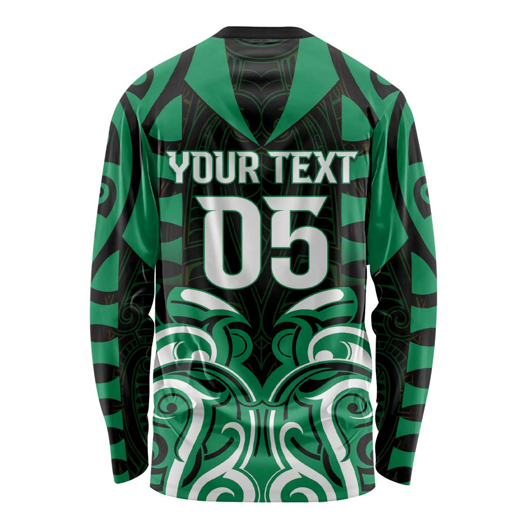 Custom Aotearoa Ngai Tahu Long Sleeve Shirt Maori Pattern New Zealand DT05 - Polynesian Pride