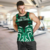 Custom Aotearoa Ngai Tahu Men Tank Top Maori Pattern New Zealand DT05 Green - Polynesian Pride