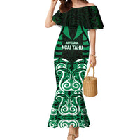 Custom Aotearoa Ngai Tahu Mermaid Dress Maori Pattern New Zealand - Polynesian Pride