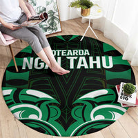 Aotearoa Ngai Tahu Round Carpet Maori Pattern New Zealand - Polynesian Pride