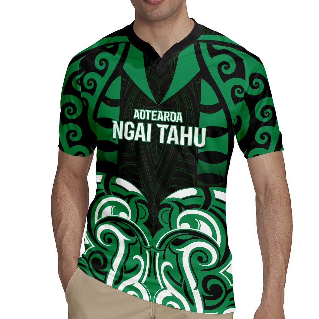 Custom Aotearoa Ngai Tahu Rugby Jersey Maori Pattern New Zealand - Polynesian Pride