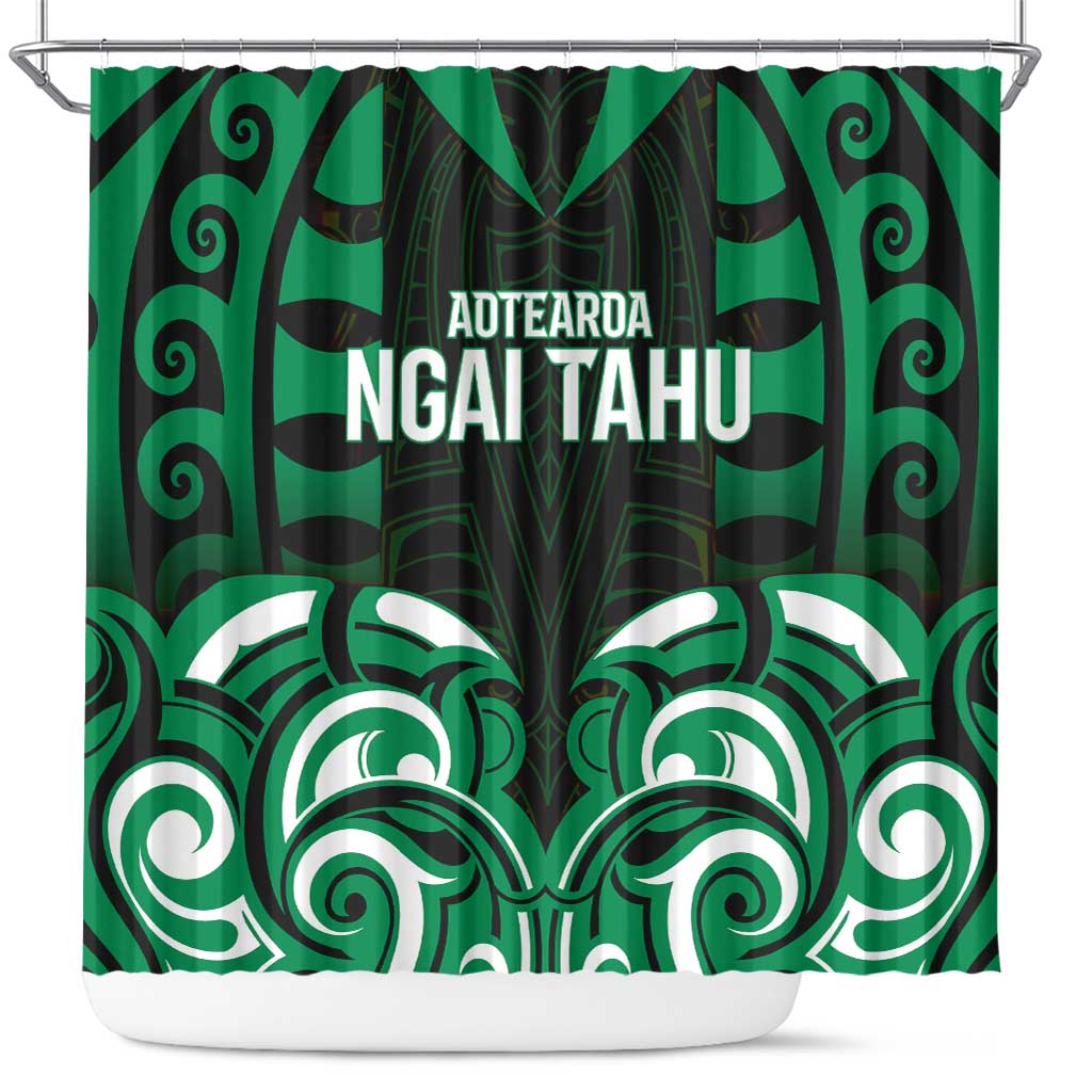 Aotearoa Ngai Tahu Shower Curtain Maori Pattern New Zealand - Polynesian Pride