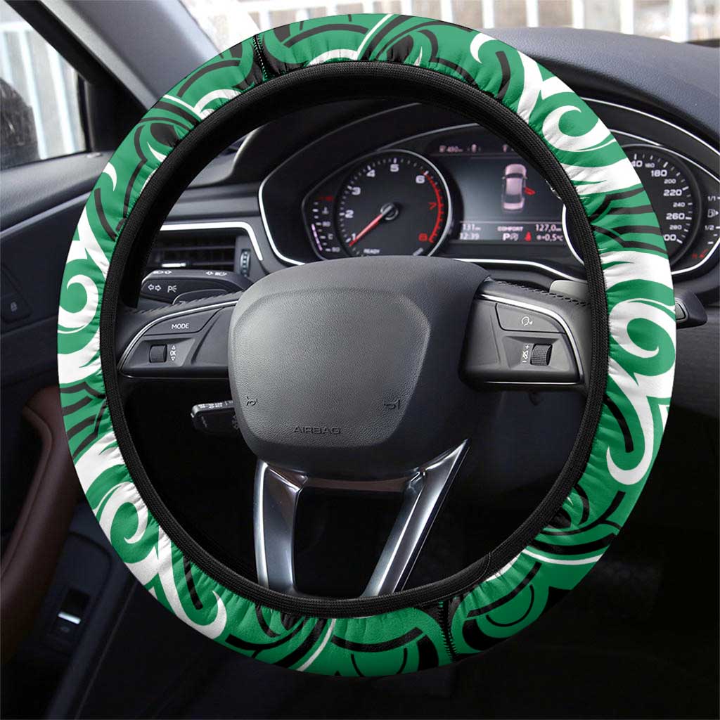Aotearoa Ngai Tahu Steering Wheel Cover Maori Pattern New Zealand DT05 - Polynesian Pride