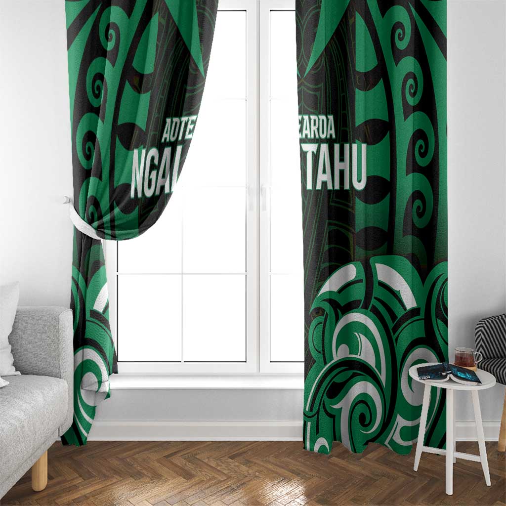 Aotearoa Ngai Tahu Window Curtain Maori Pattern New Zealand - Polynesian Pride
