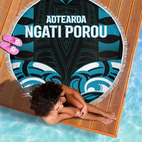 Aotearoa Ngati Porou Beach Blanket Maori Pattern New Zealand DT05 - Polynesian Pride