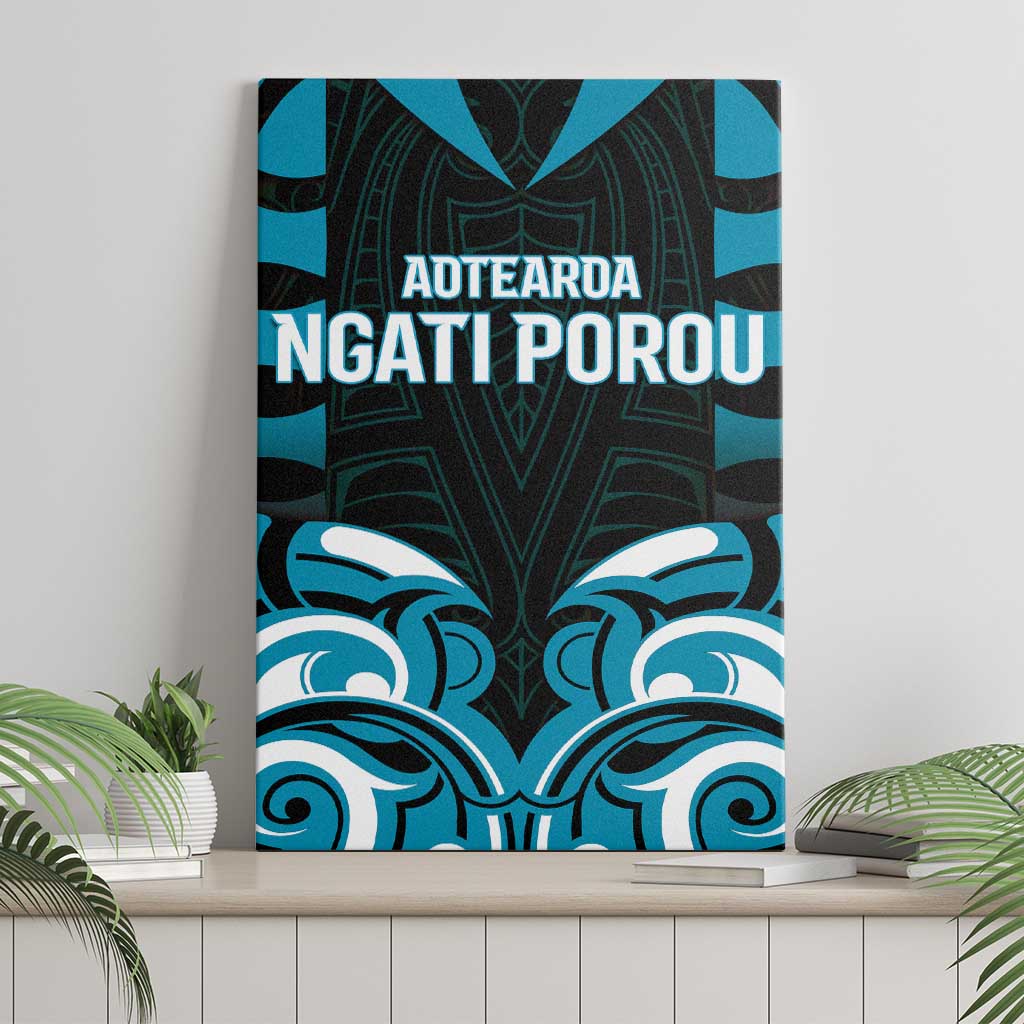Aotearoa Ngati Porou Canvas Wall Art Maori Pattern New Zealand DT05 - Polynesian Pride