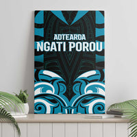 Aotearoa Ngati Porou Canvas Wall Art Maori Pattern New Zealand DT05 - Polynesian Pride