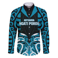 Custom Aotearoa Ngati Porou Family Matching Mermaid Dress and Hawaiian Shirt Maori Pattern New Zealand - Polynesian Pride