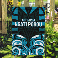 Aotearoa Ngati Porou Garden Flag Maori Pattern New Zealand - Polynesian Pride