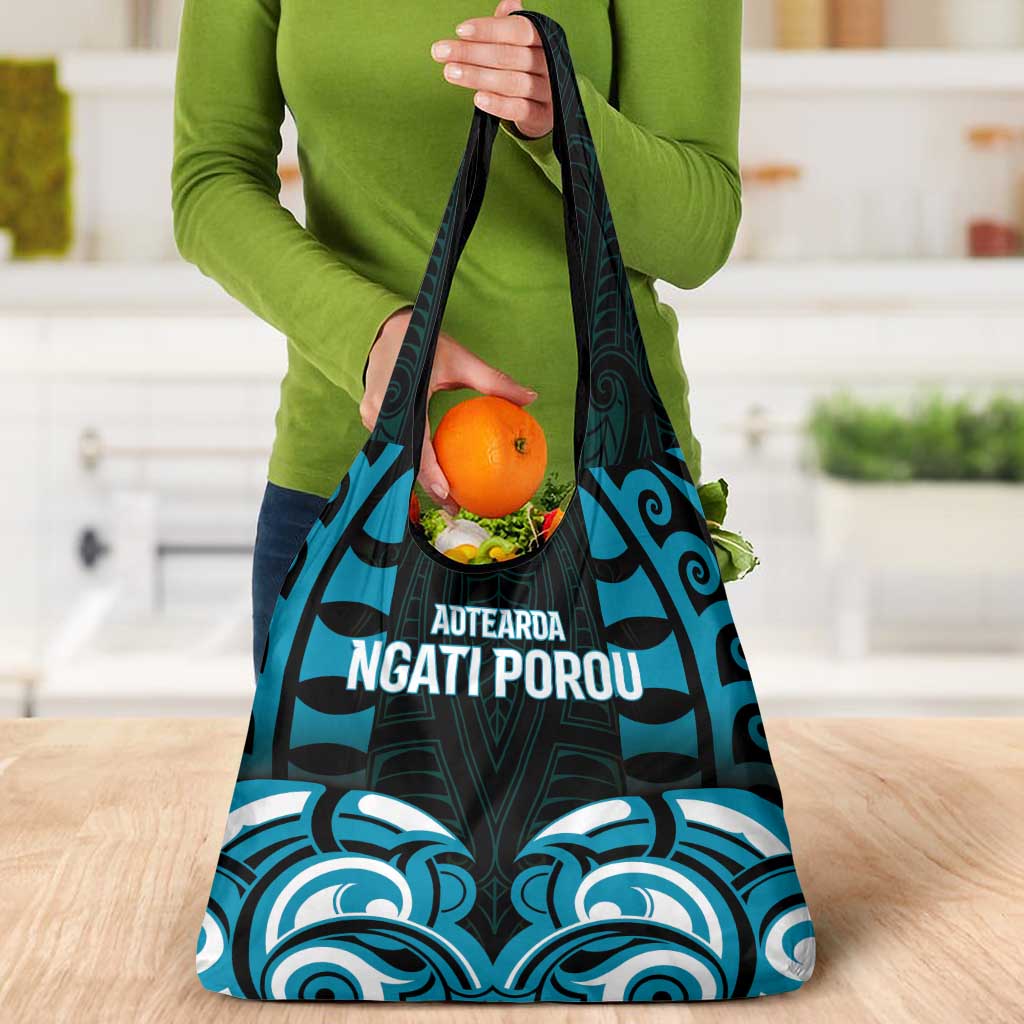 Aotearoa Ngati Porou Grocery Bag Maori Pattern New Zealand DT05 - Polynesian Pride