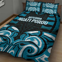 Aotearoa Ngati Porou Quilt Bed Set Maori Pattern New Zealand - Polynesian Pride