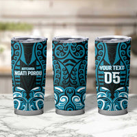 Custom Aotearoa Ngati Porou Tumbler Cup Maori Pattern New Zealand - Polynesian Pride
