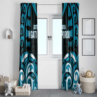 Aotearoa Ngati Porou Window Curtain Maori Pattern New Zealand - Polynesian Pride