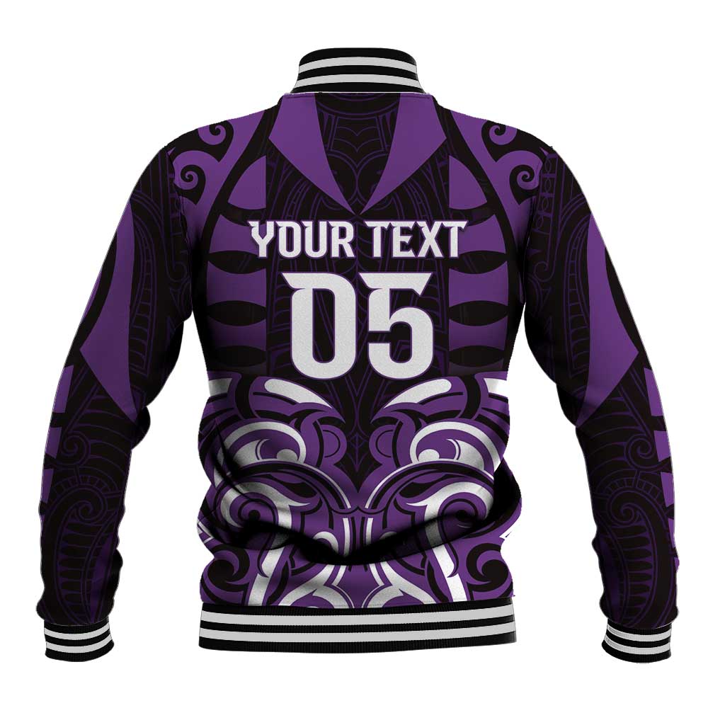Custom Aotearoa Rangitane Baseball Jacket Maori Pattern New Zealand DT05 - Polynesian Pride
