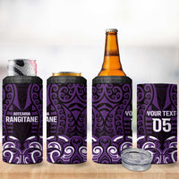 Custom Aotearoa Rangitane 4 in 1 Can Cooler Tumbler Maori Pattern New Zealand DT05 - Polynesian Pride