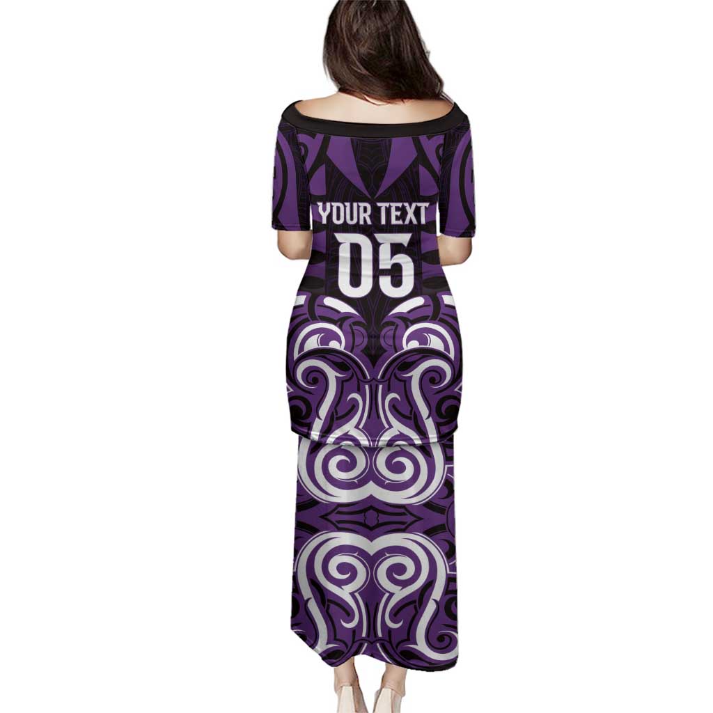Custom Aotearoa Rangitane Family Matching Puletasi and Hawaiian Shirt Maori Pattern New Zealand DT05 - Polynesian Pride
