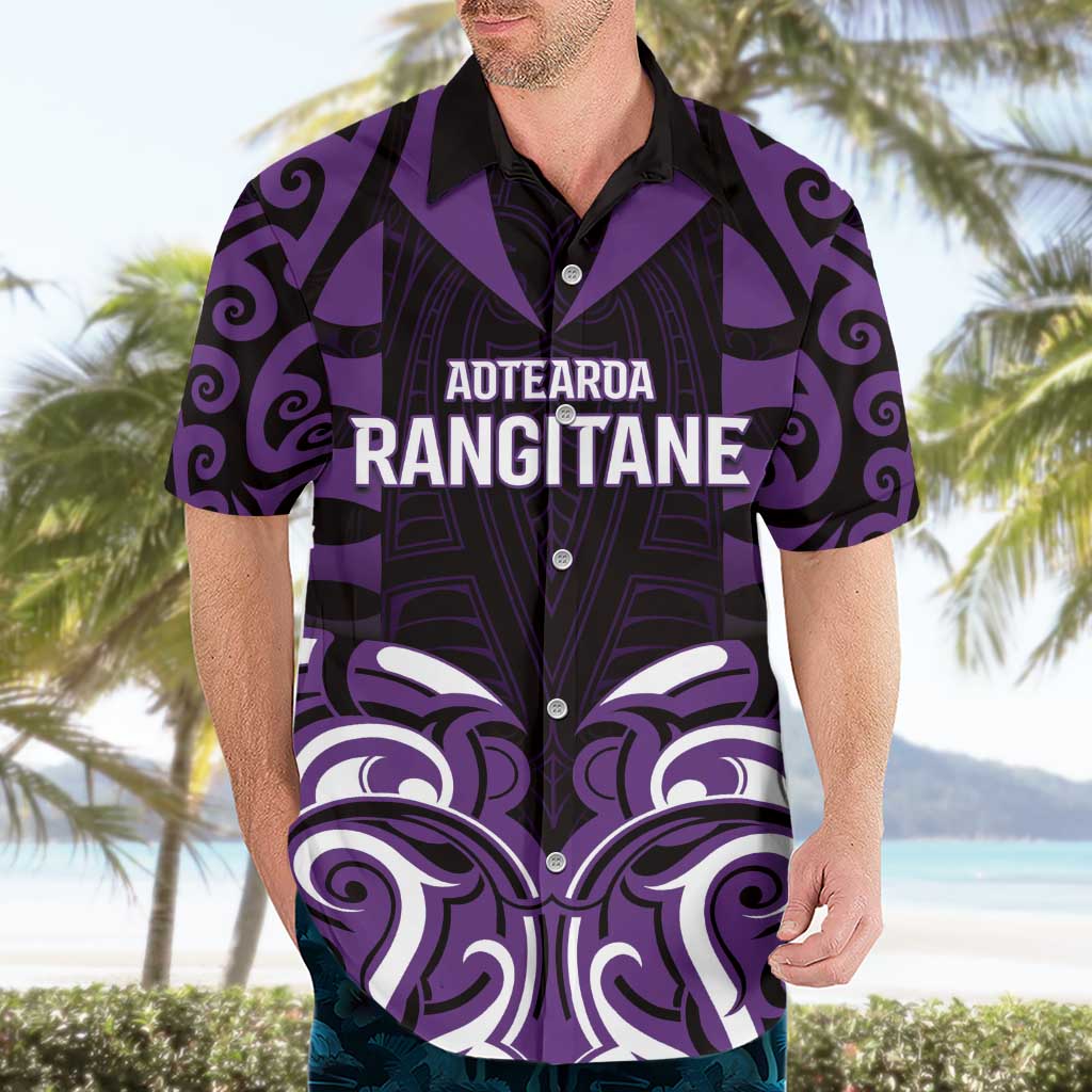Custom Aotearoa Rangitane Hawaiian Shirt Maori Pattern New Zealand DT05 - Polynesian Pride