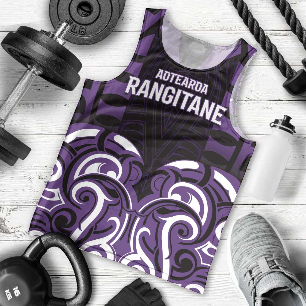 Custom Aotearoa Rangitane Men Tank Top Maori Pattern New Zealand DT05 - Polynesian Pride