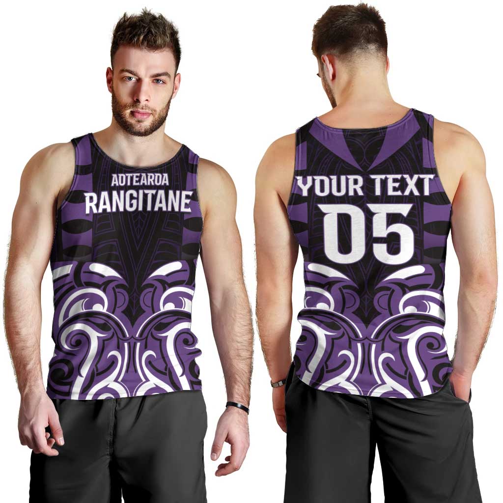 Custom Aotearoa Rangitane Men Tank Top Maori Pattern New Zealand DT05 - Polynesian Pride