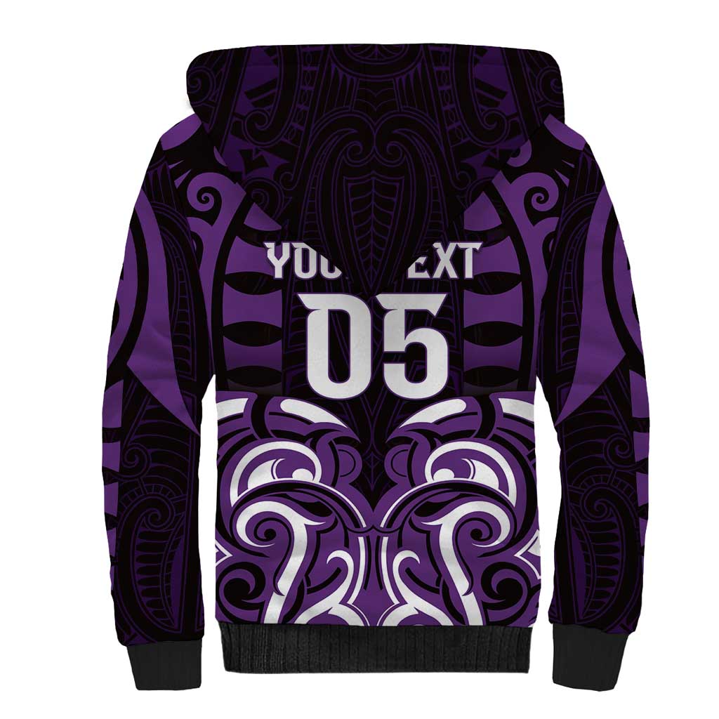 Custom Aotearoa Rangitane Sherpa Hoodie Maori Pattern New Zealand DT05 - Polynesian Pride