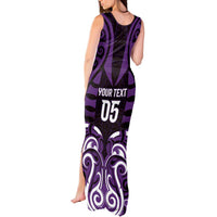 Custom Aotearoa Rangitane Tank Maxi Dress Maori Pattern New Zealand - Polynesian Pride