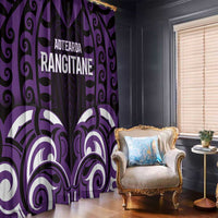 Aotearoa Rangitane Window Curtain Maori Pattern New Zealand - Polynesian Pride