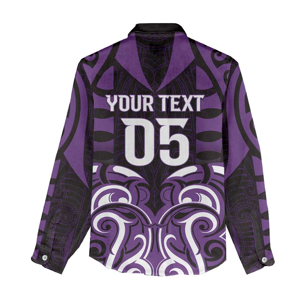 Custom Aotearoa Rangitane Women Casual Shirt Maori Pattern New Zealand - Polynesian Pride