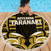 Aotearoa Taranaki Beach Blanket Maori Pattern New Zealand DT05 - Polynesian Pride