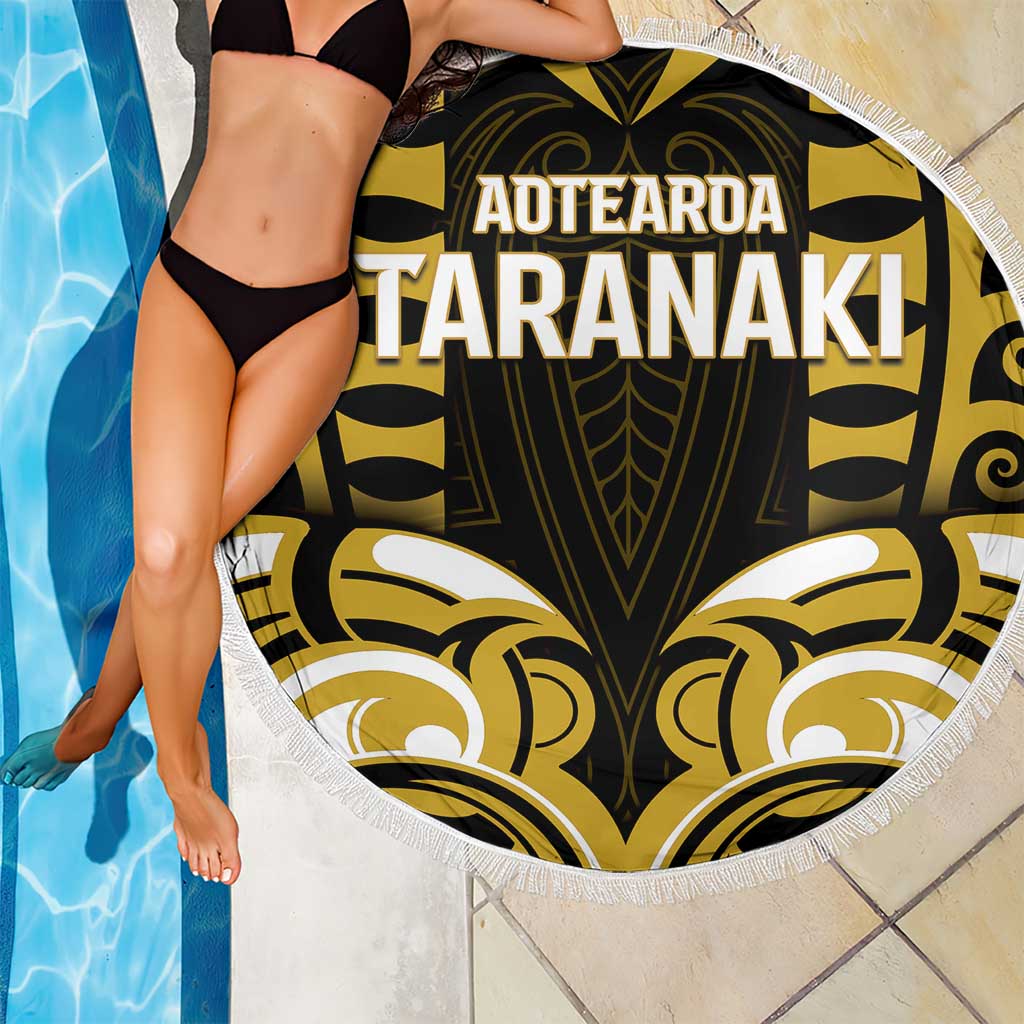Aotearoa Taranaki Beach Blanket Maori Pattern New Zealand DT05 - Polynesian Pride