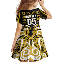 Custom Aotearoa Taranaki Family Matching Mermaid Dress and Hawaiian Shirt Maori Pattern New Zealand - Polynesian Pride