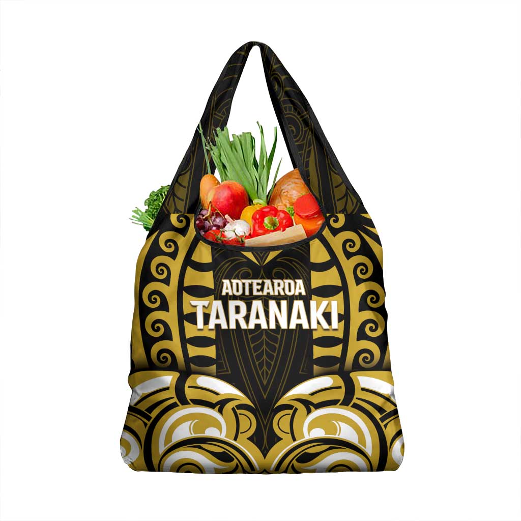 Aotearoa Taranaki Grocery Bag Maori Pattern New Zealand DT05 1-pack One Size Yellow - Polynesian Pride