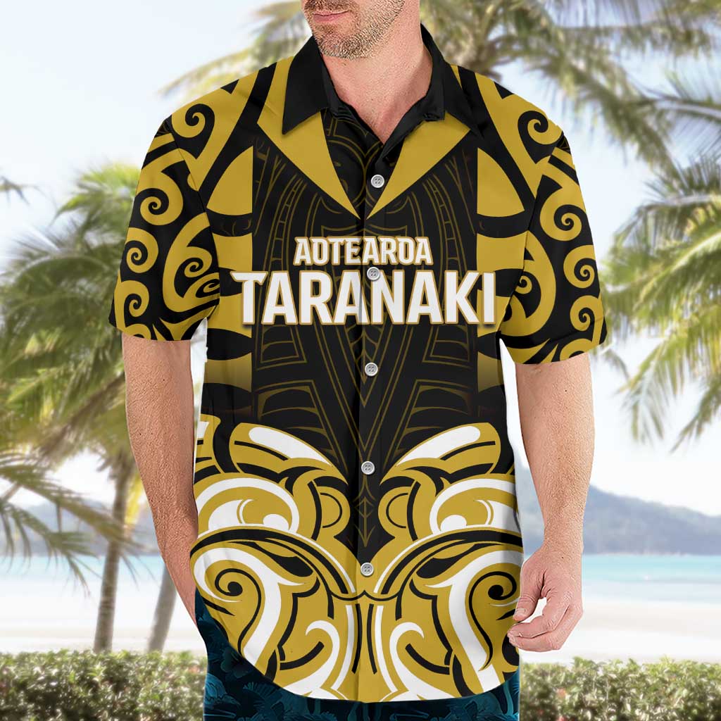 Custom Aotearoa Taranaki Hawaiian Shirt Maori Pattern New Zealand DT05 - Polynesian Pride
